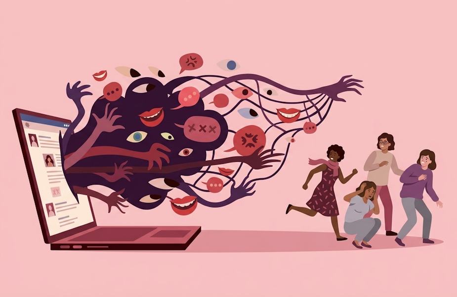 What a Year of Tracking and Mapping Online Gender-Based Violence Against Women in Media Revealed